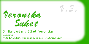 veronika suket business card